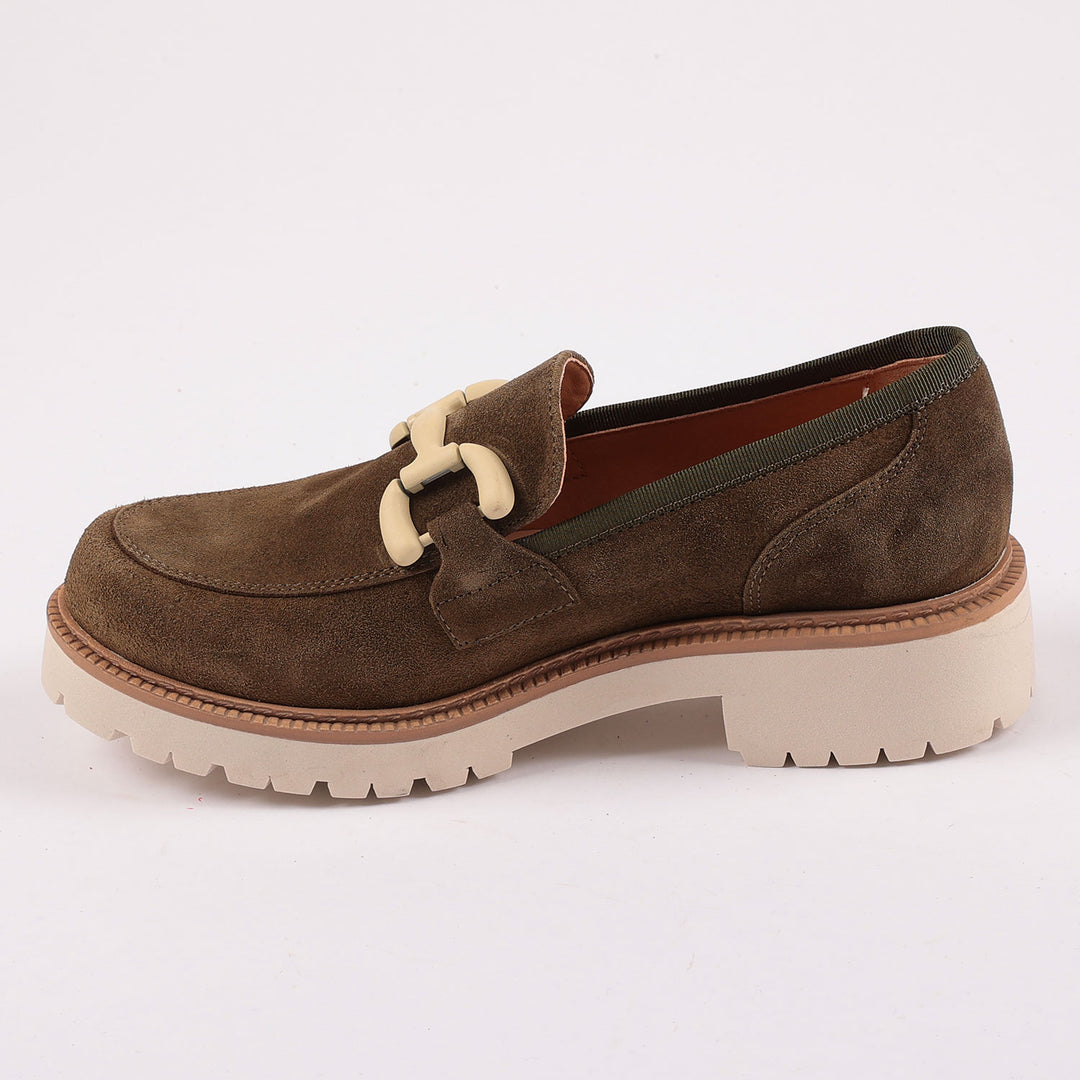 Kensington Loafers in Olive