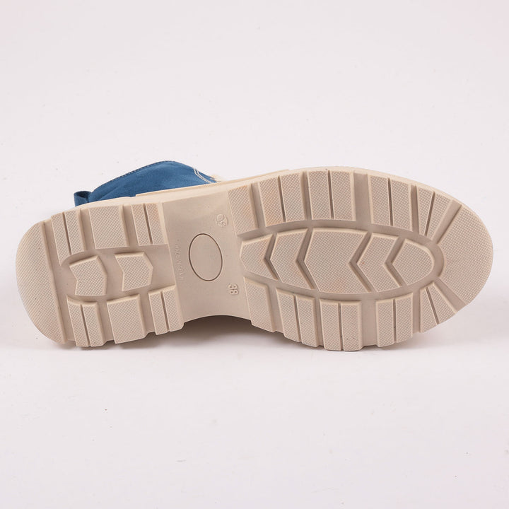 Covent Garden Suede Boots in Navy