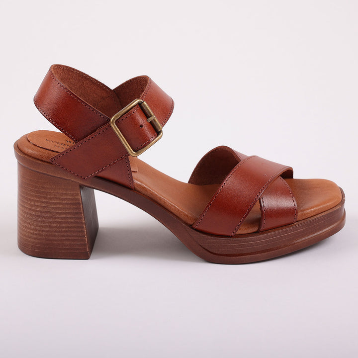 Brighton Leather Sandals in Brown