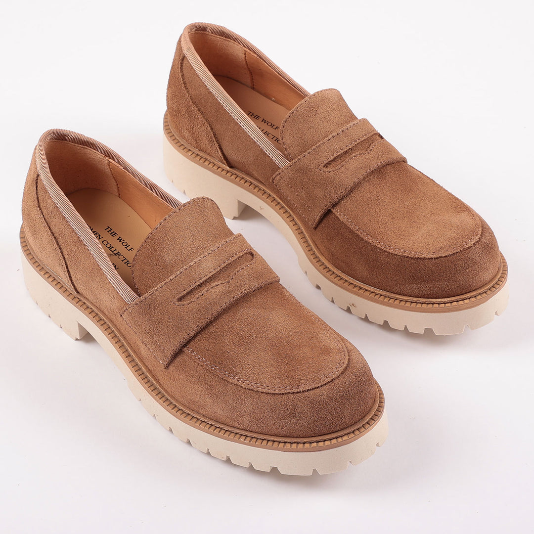 Charing Cross Loafers in Beige Brown