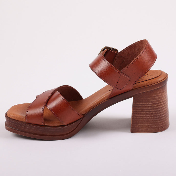 Brighton Leather Sandals in Brown