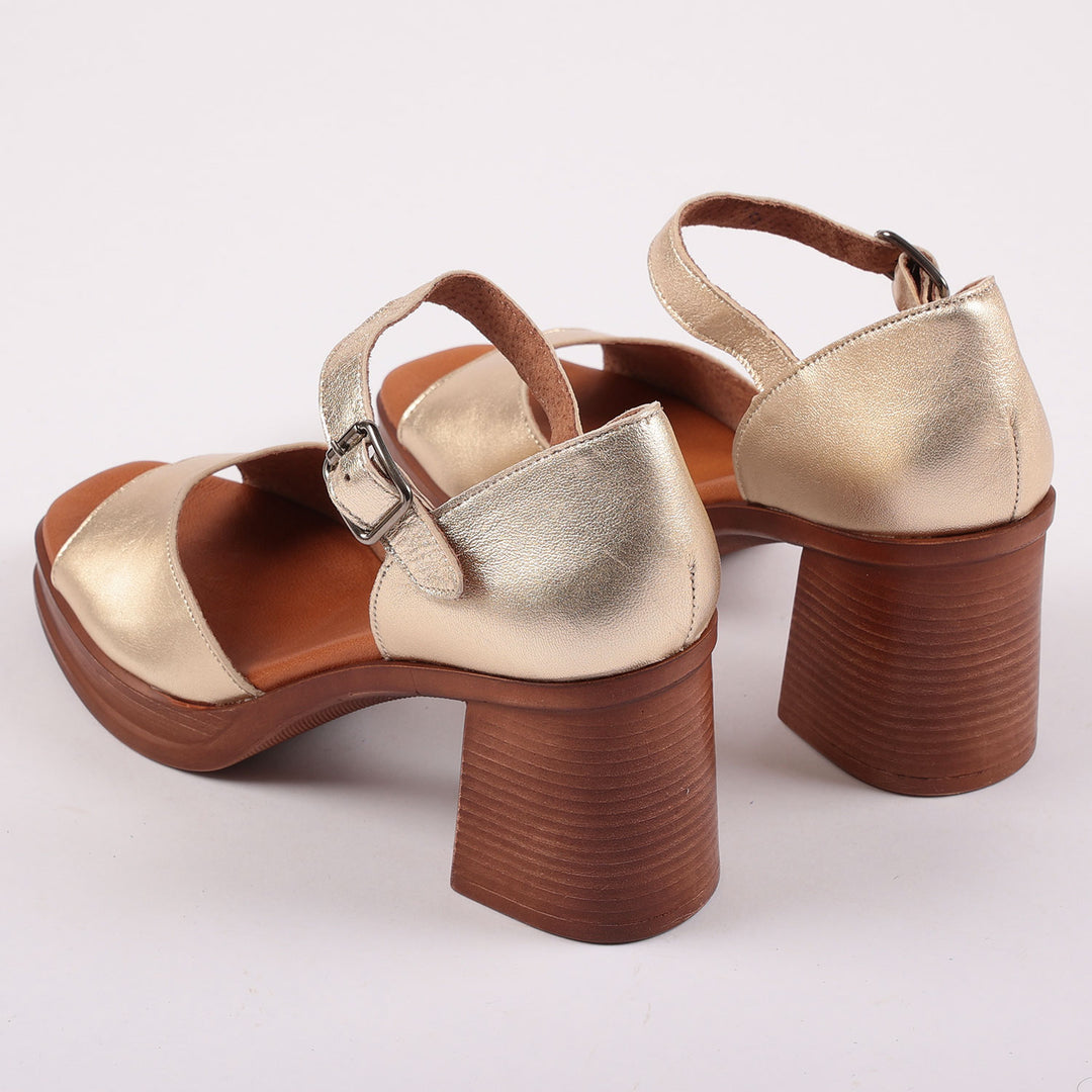 Moonlight Sandals in Gold