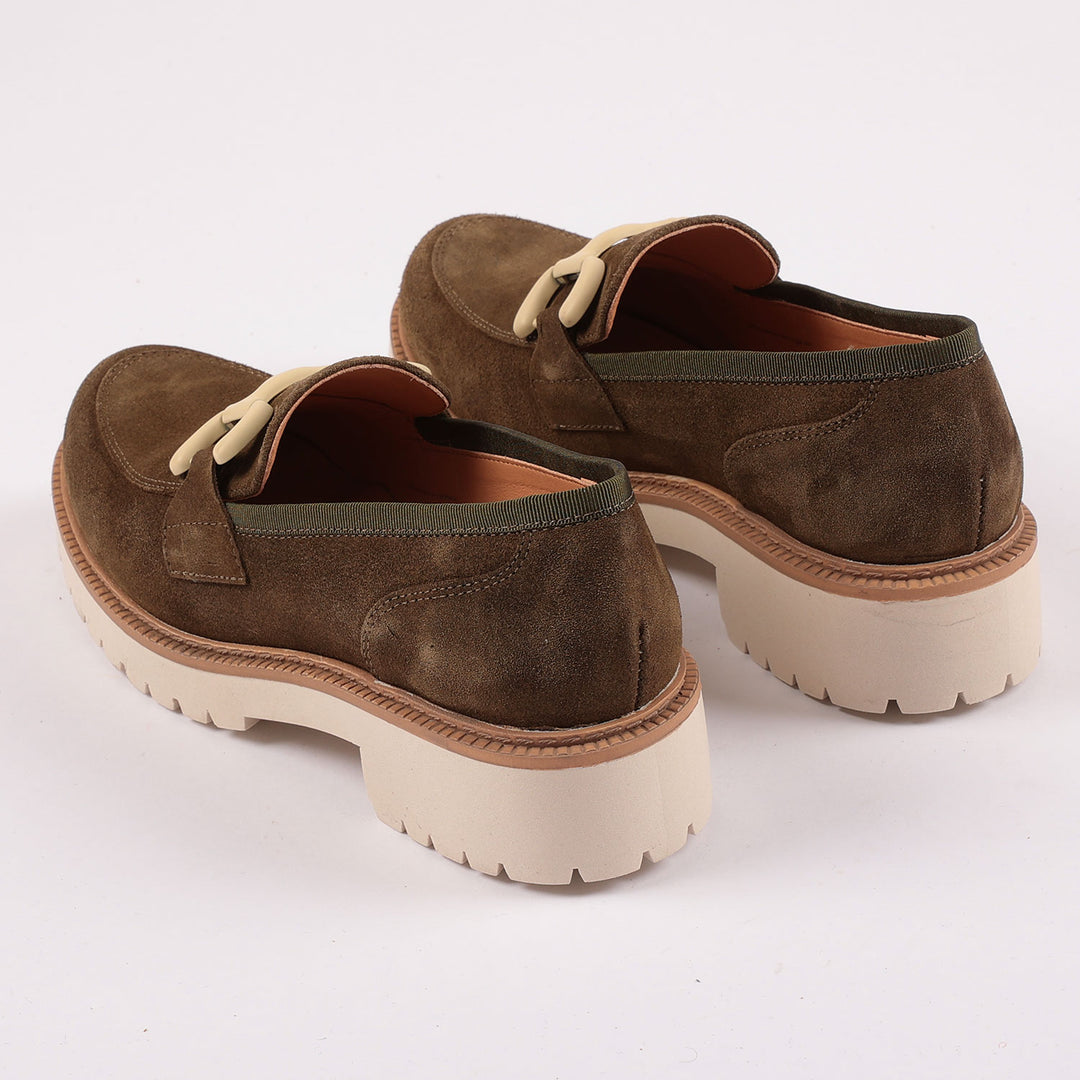 Kensington Loafers in Olive