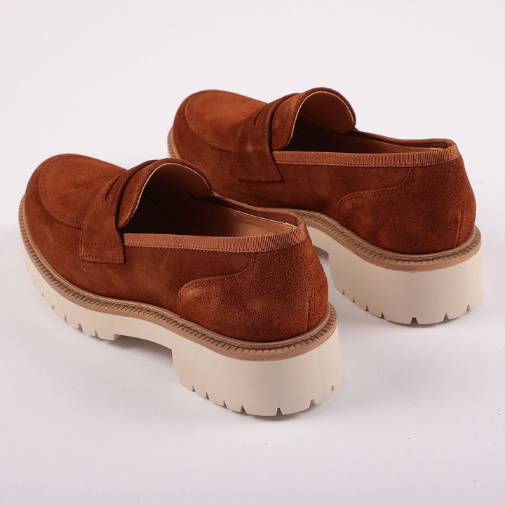 Charing Cross Loafers in Orange Brown