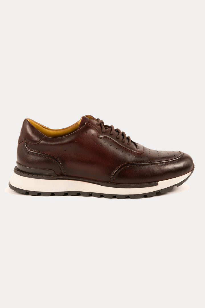 Canary Wharf Smart Trainers in Brown