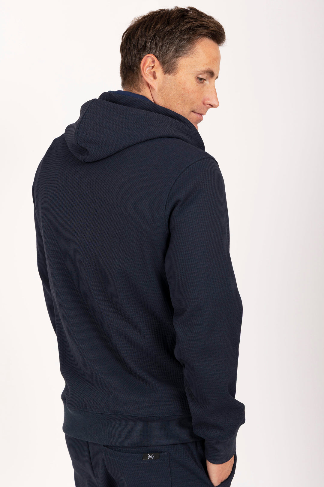 Airy Tracksuit Set in Navy