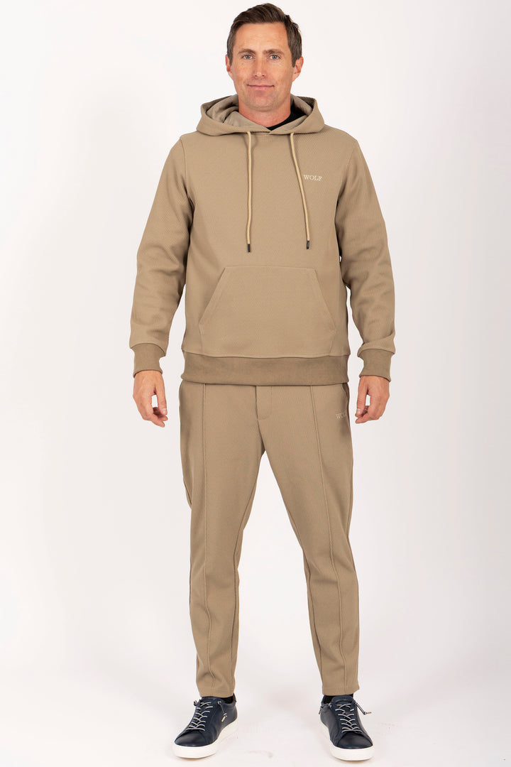 Airy Tracksuit Set in Mocha