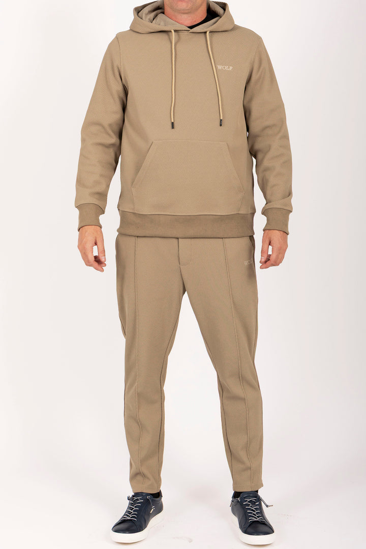 Airy Tracksuit Set in Mocha