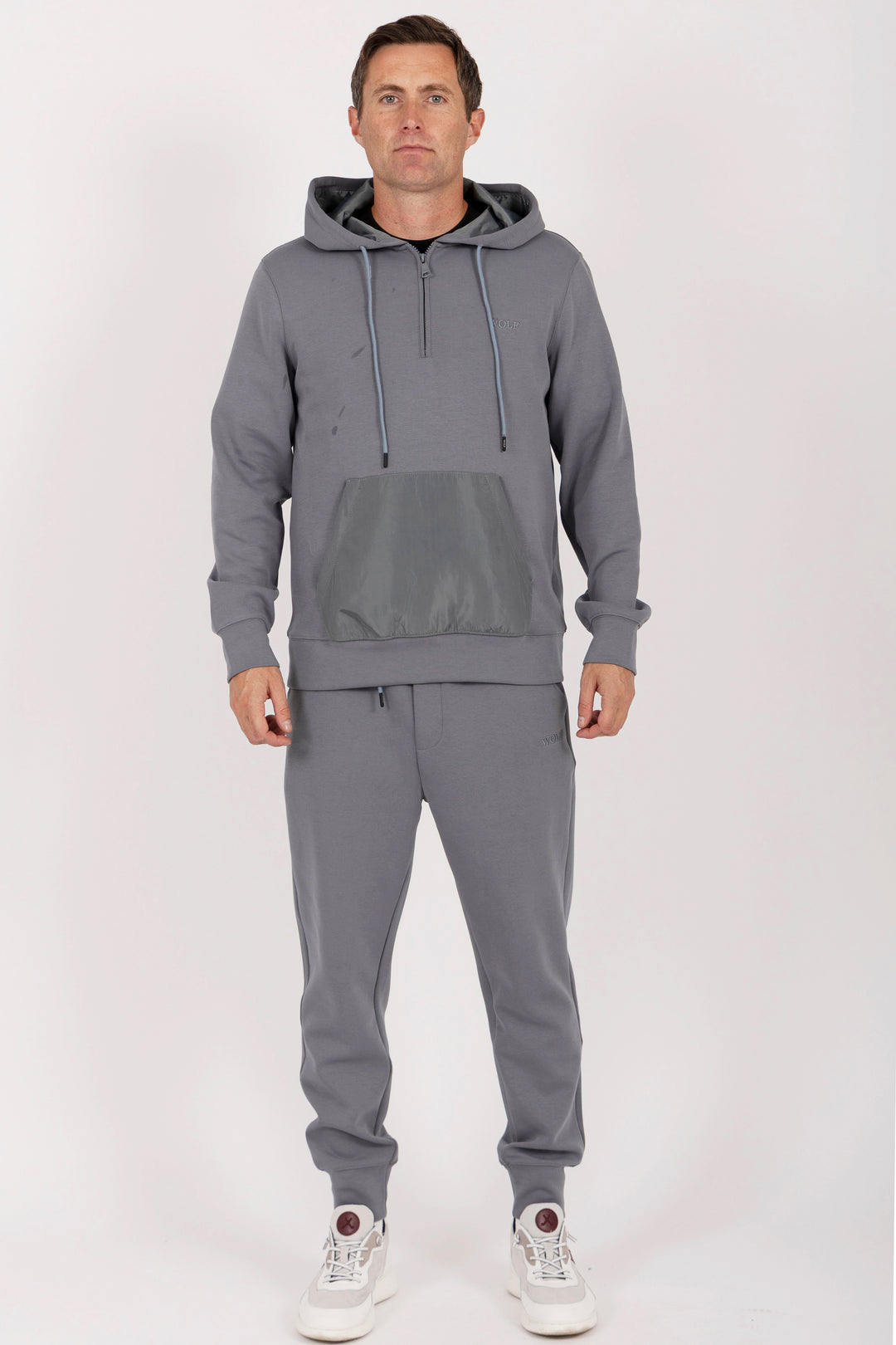 Relaxed Tracksuit Set in Grey