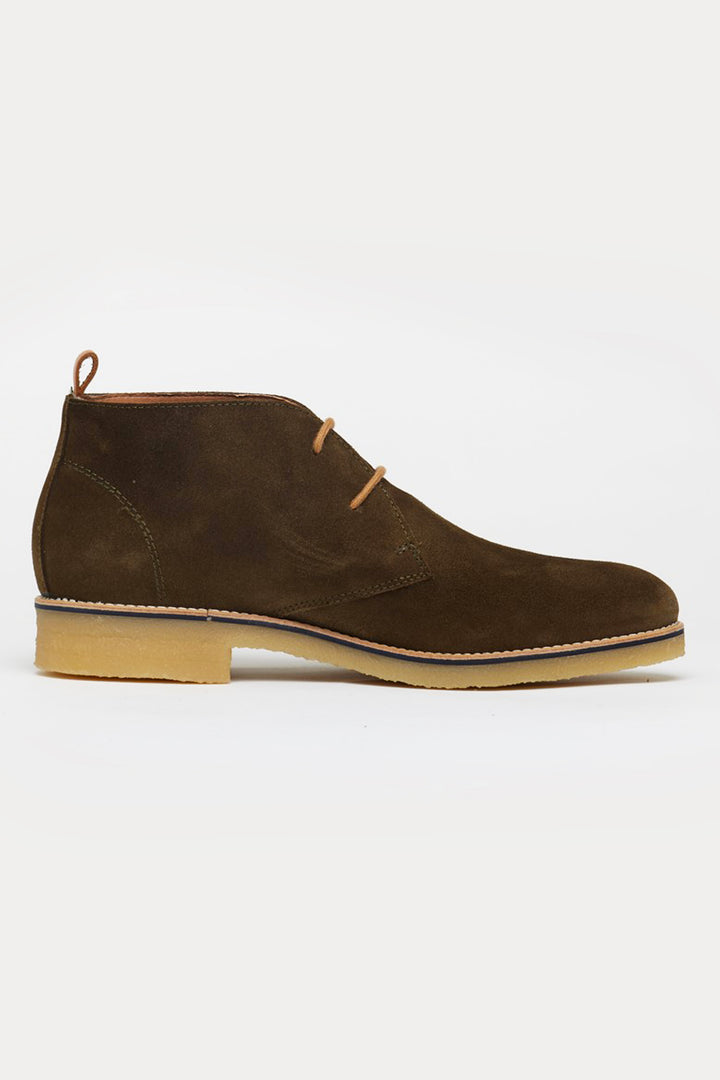 Richmond Smart Suede Boots in Green