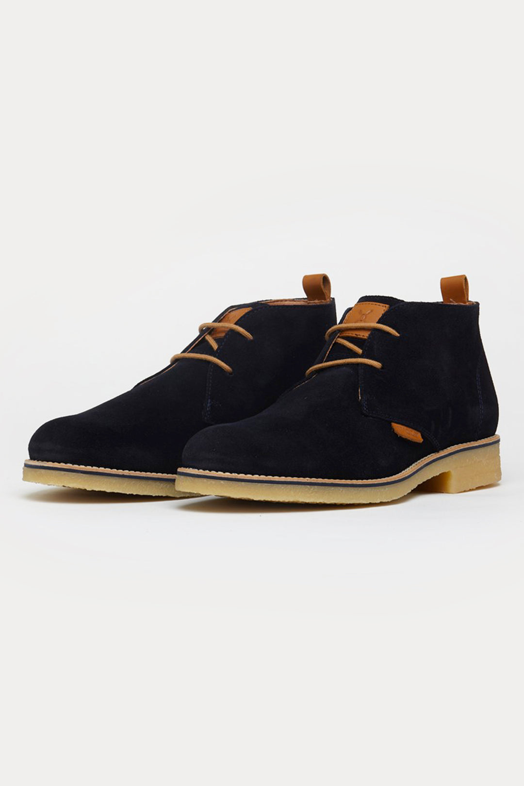 Richmond Smart Suede Boots in Navy