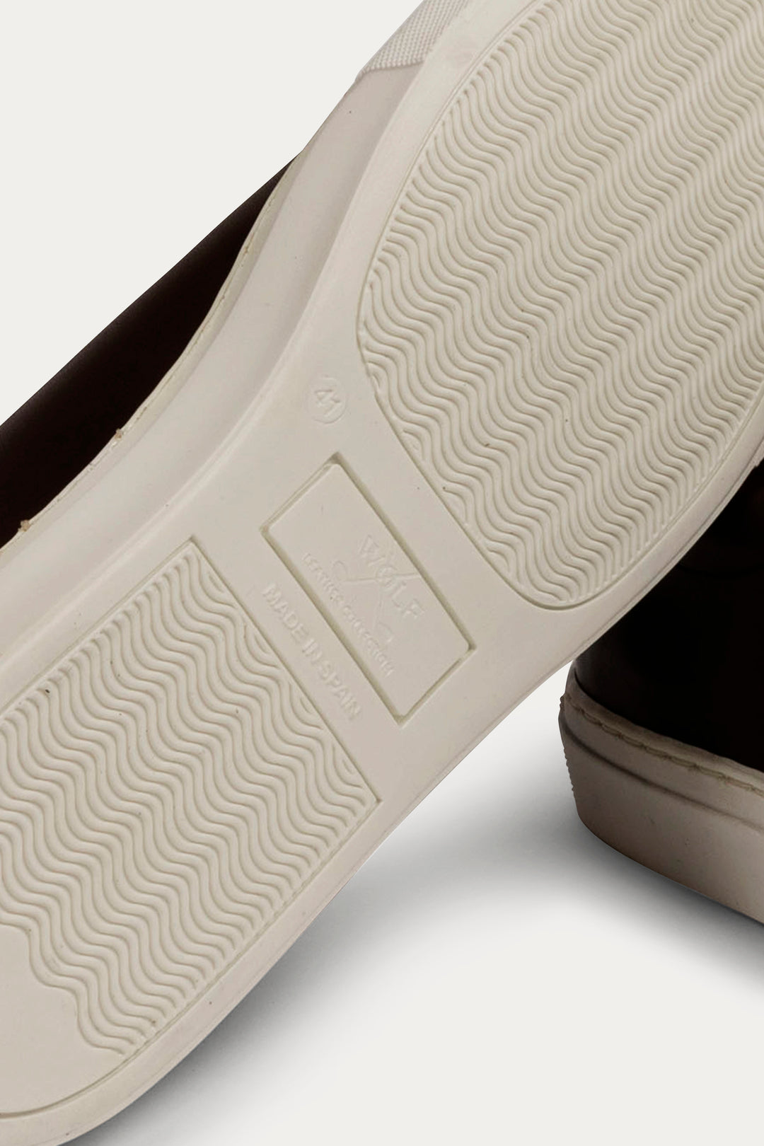 Arezzo Leather Smart Trainers in Dark Brown