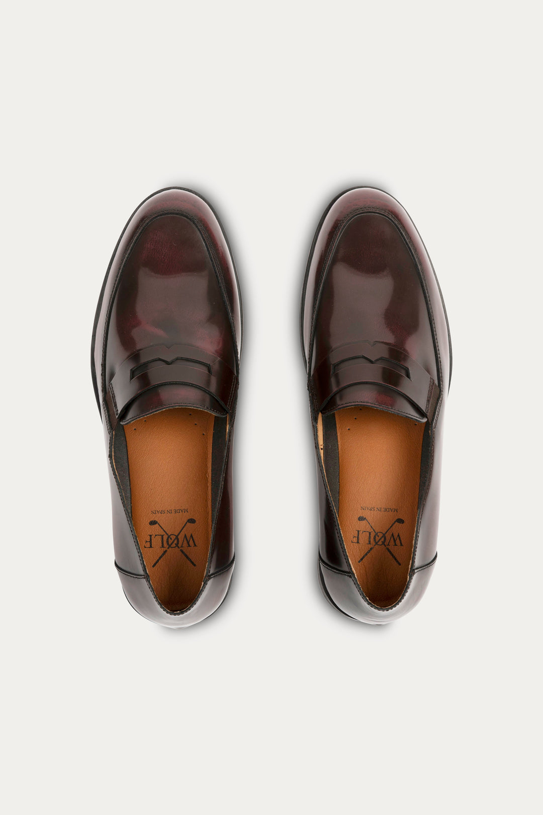 Firenze Leather Penny Loafer in Brown