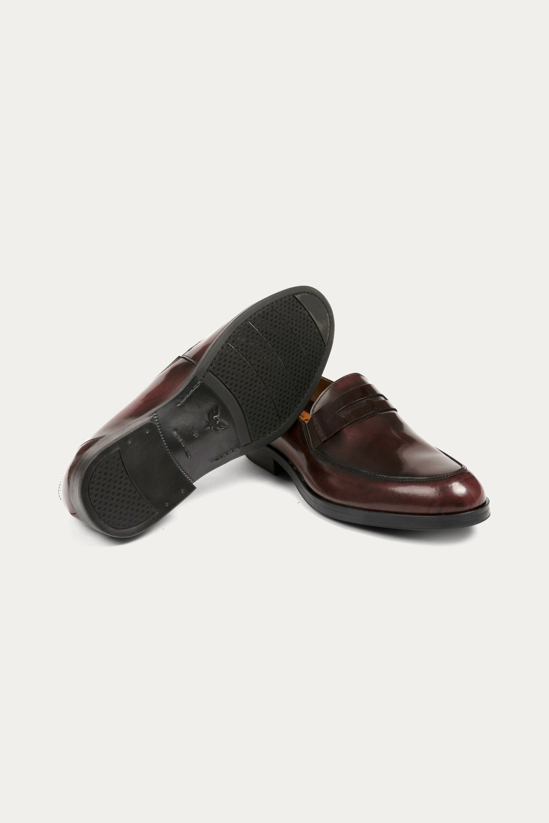 Firenze Leather Penny Loafer in Brown