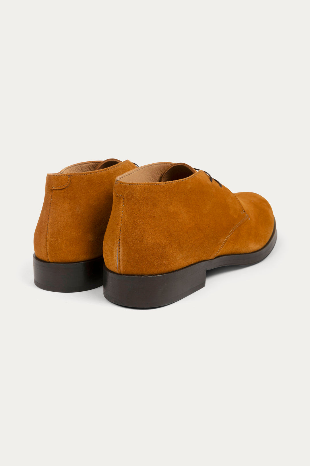 Mason Leather Boots in Light Brown