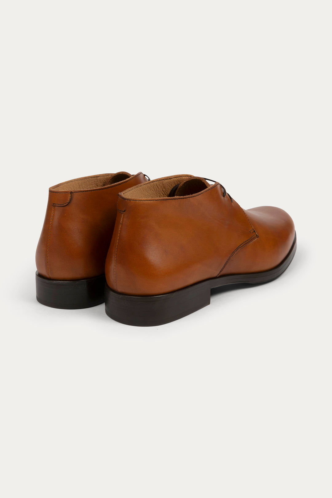 Mason Leather Boots in Brown