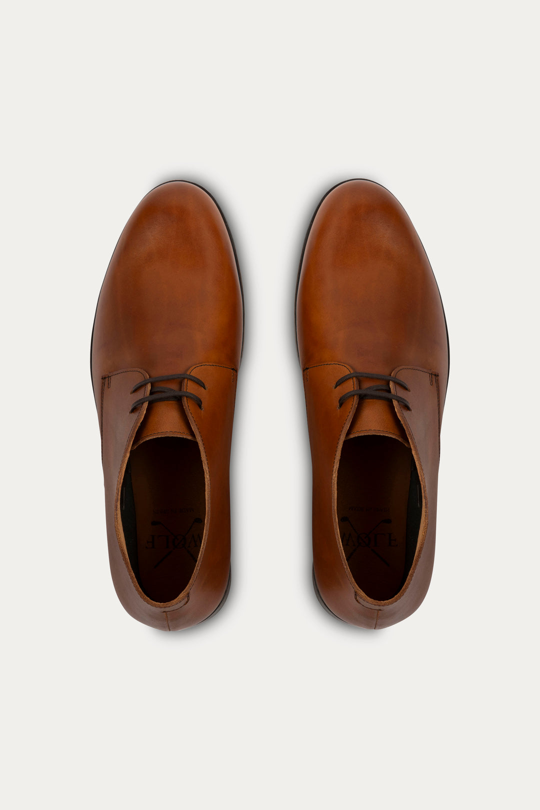 Mason Leather Boots in Brown