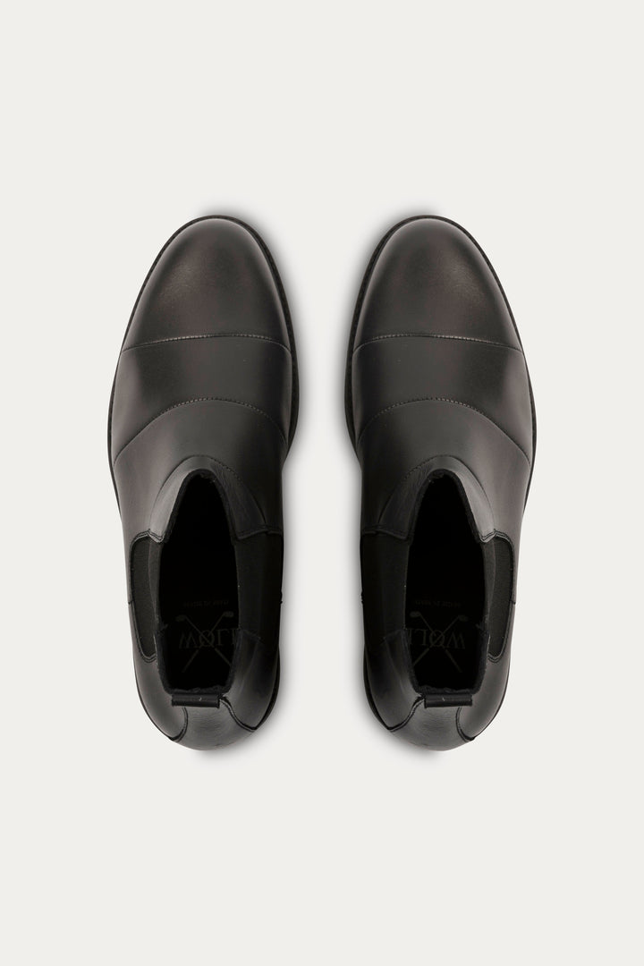 Holborn Leather Boots in Black