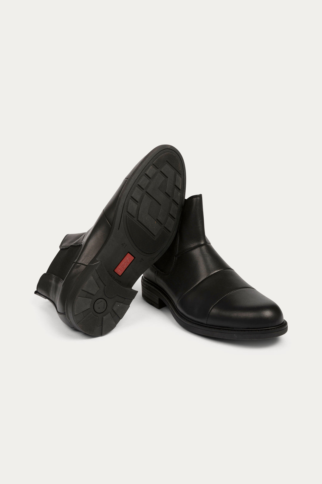 Holborn Leather Boots in Black