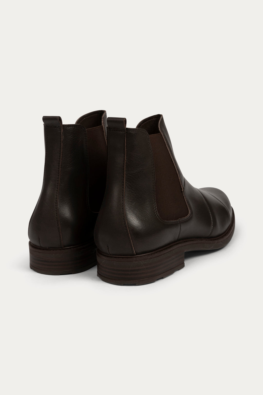 Holborn Leather Boots in Dark Brown