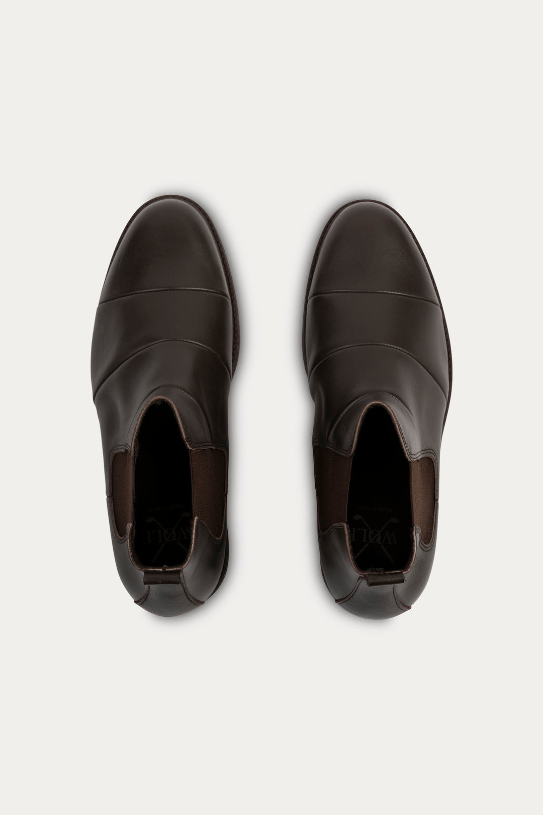 Holborn Leather Boots in Dark Brown