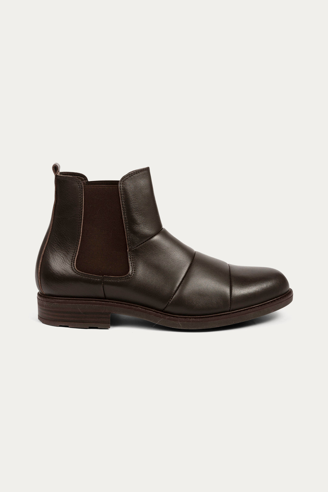 Holborn Leather Boots in Dark Brown