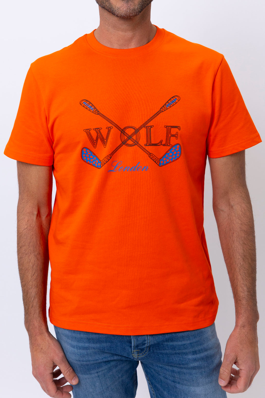 Brighton Short Sleeve T-Shirt in Orange