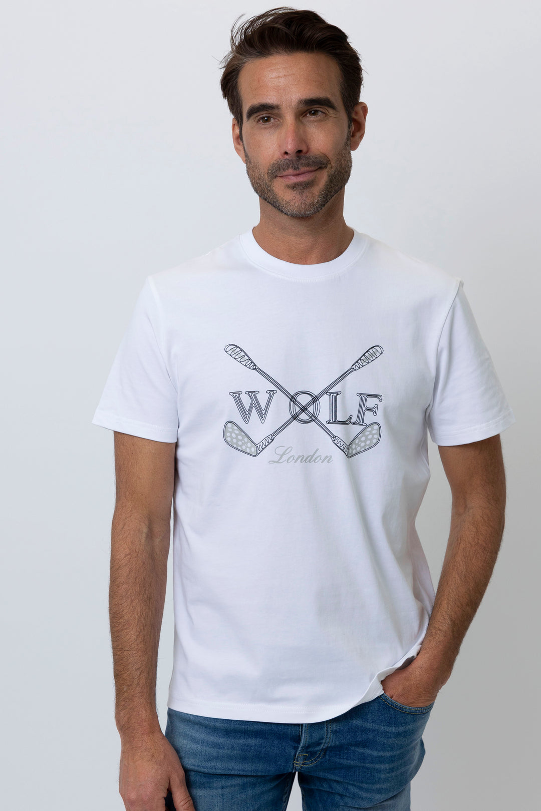 Brighton Short Sleeve T-Shirt in White