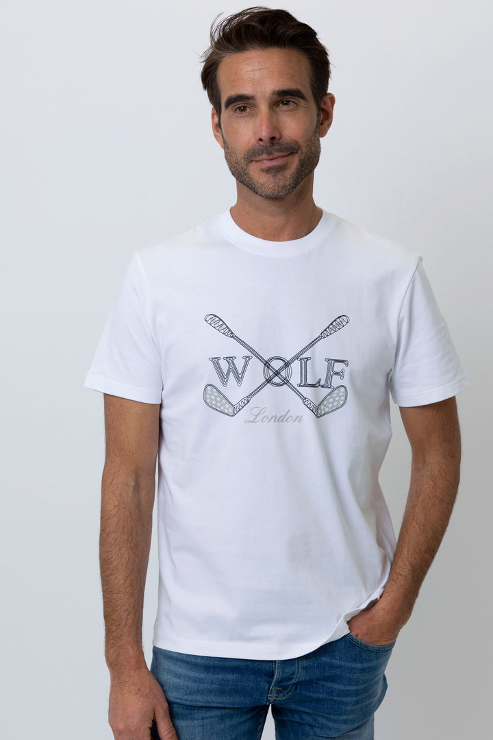 Brighton Short Sleeve T-Shirt in White