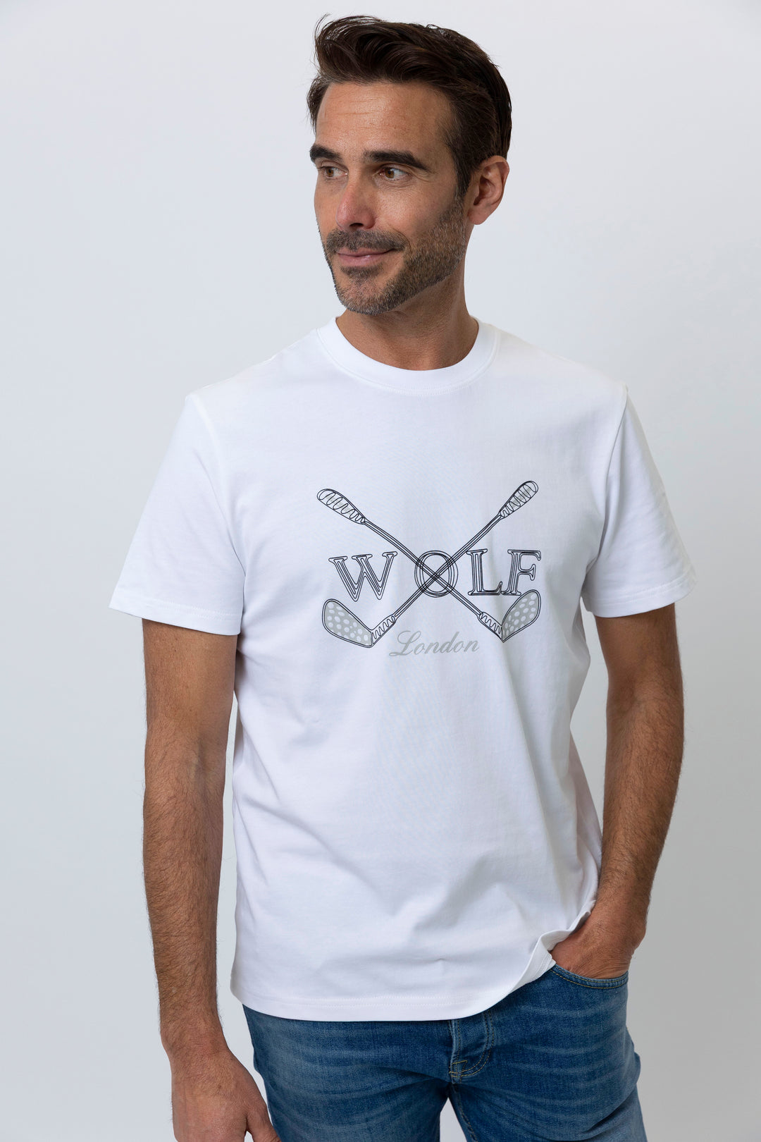 Brighton Short Sleeve T-Shirt in White