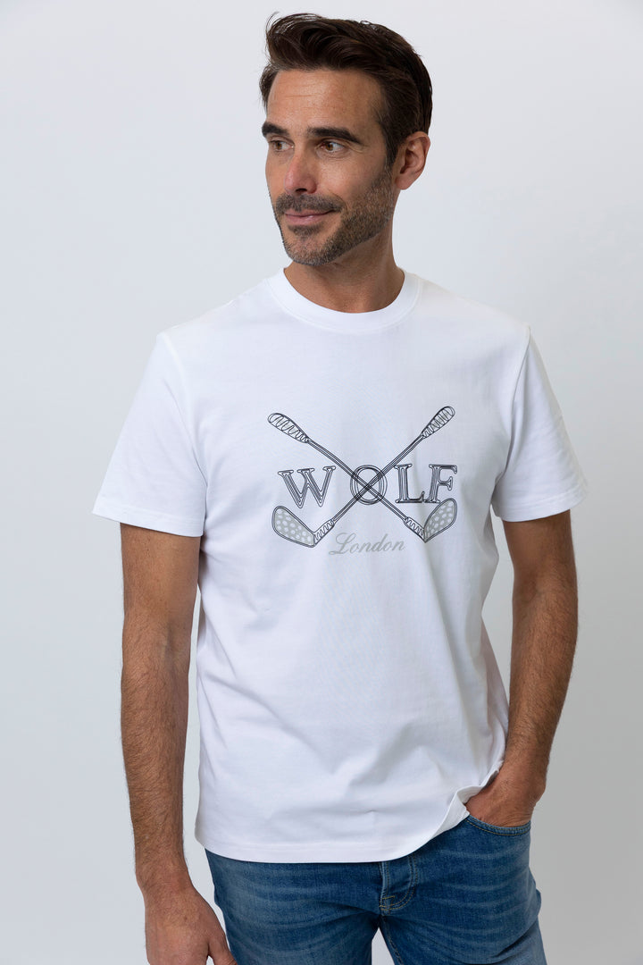 Brighton Short Sleeve T-Shirt in White