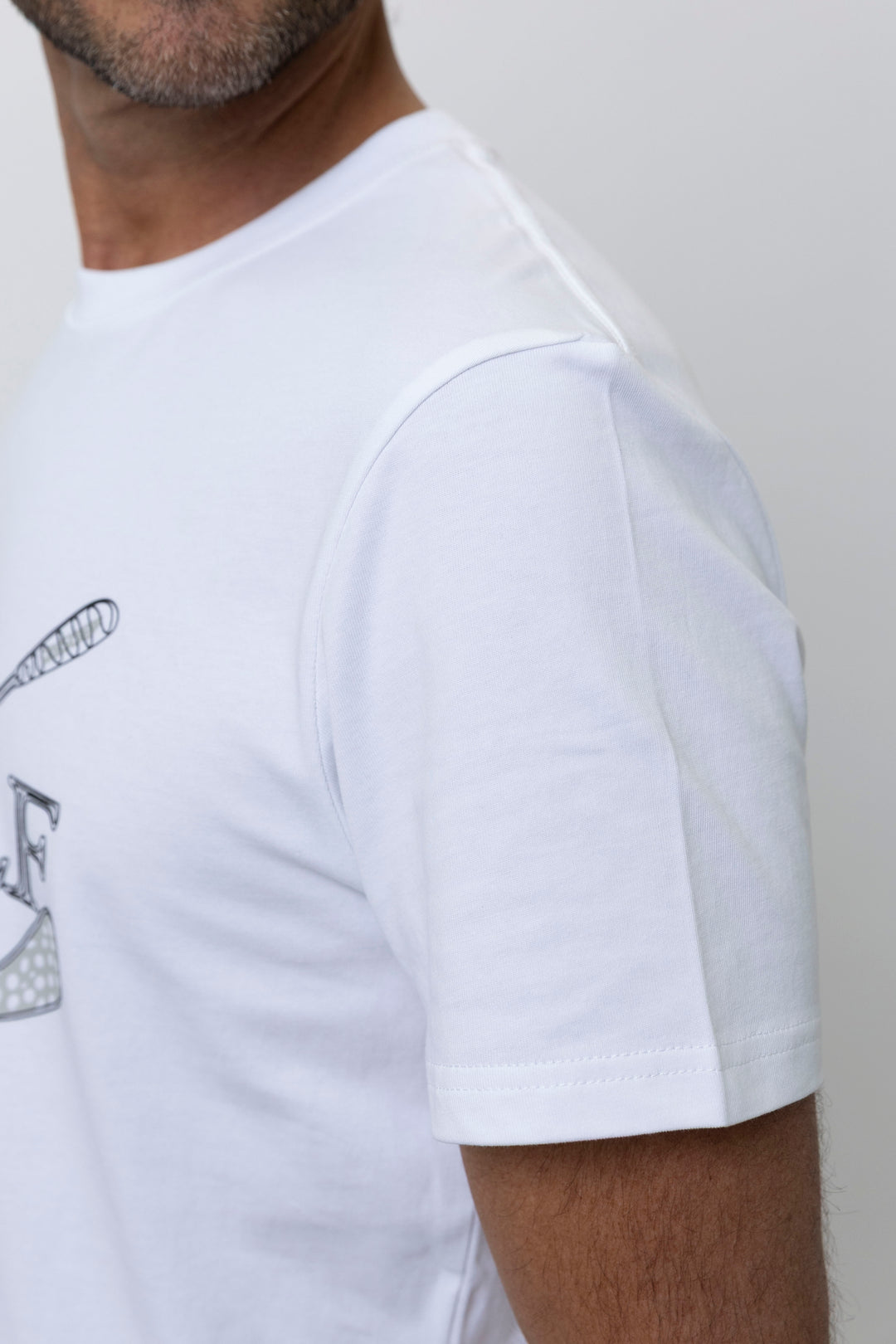 Brighton Short Sleeve T-Shirt in White