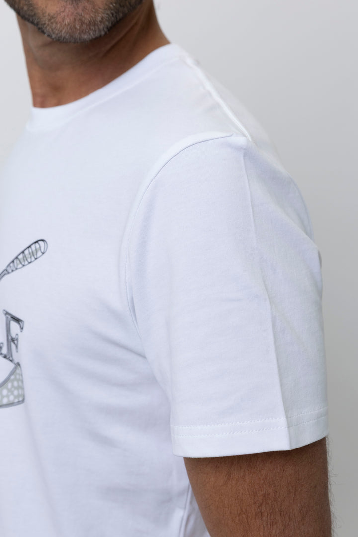 Brighton Short Sleeve T-Shirt in White