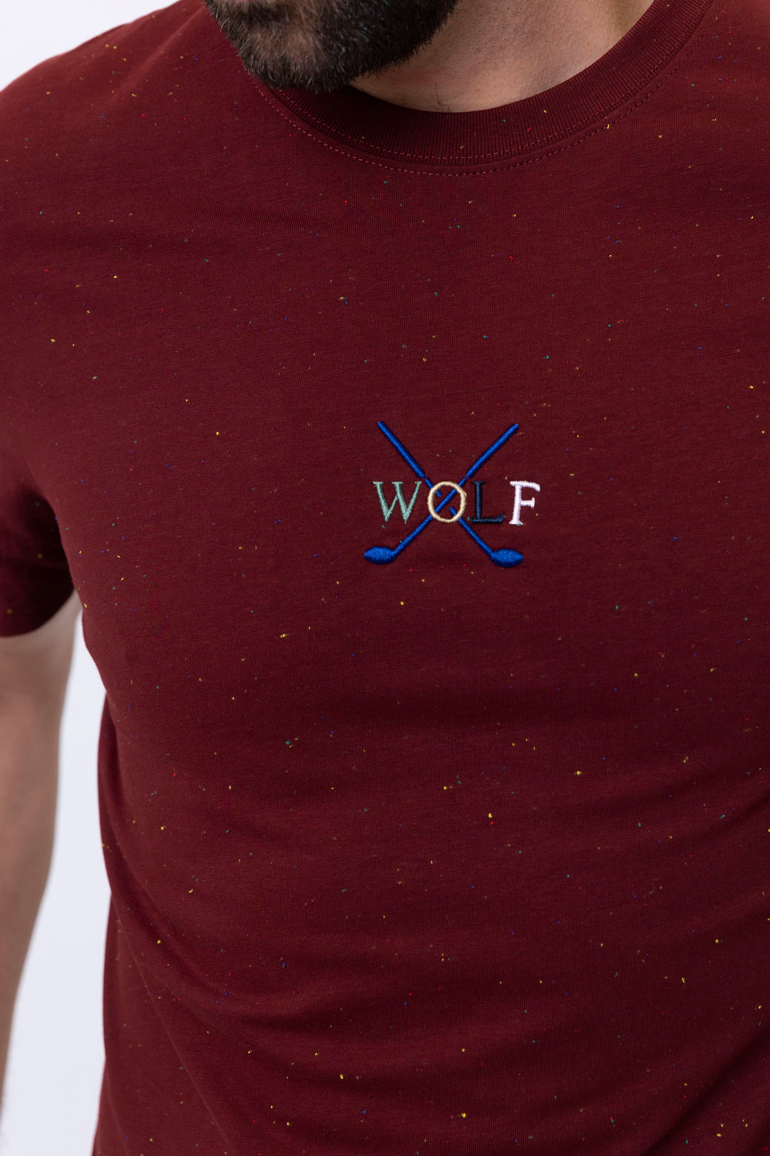 Boston Short Sleeve T-Shirt in Burgundy