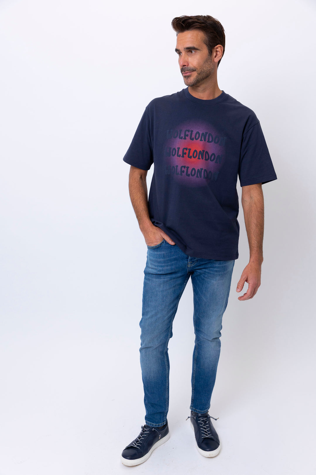 Bournemouth Short Sleeve T-Shirt in Navy