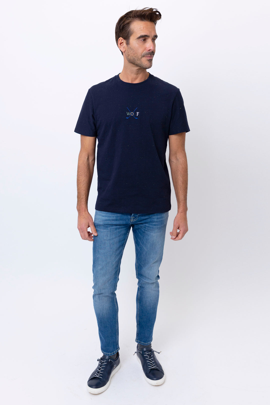 Boston Short Sleeve T-Shirt in Navy