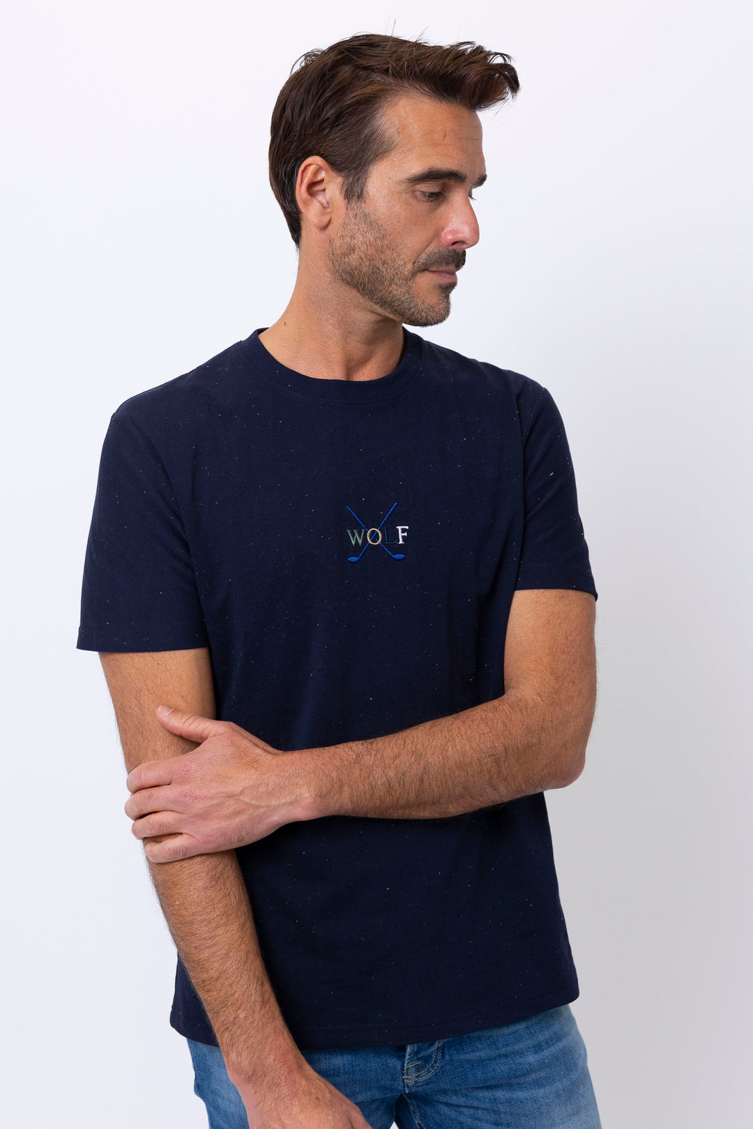 Boston Short Sleeve T-Shirt in Navy