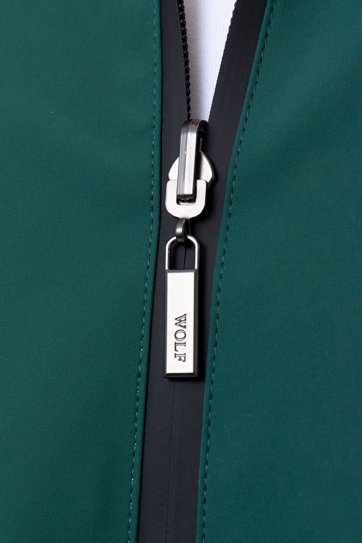 Milano Reversible Jacket in Green/White