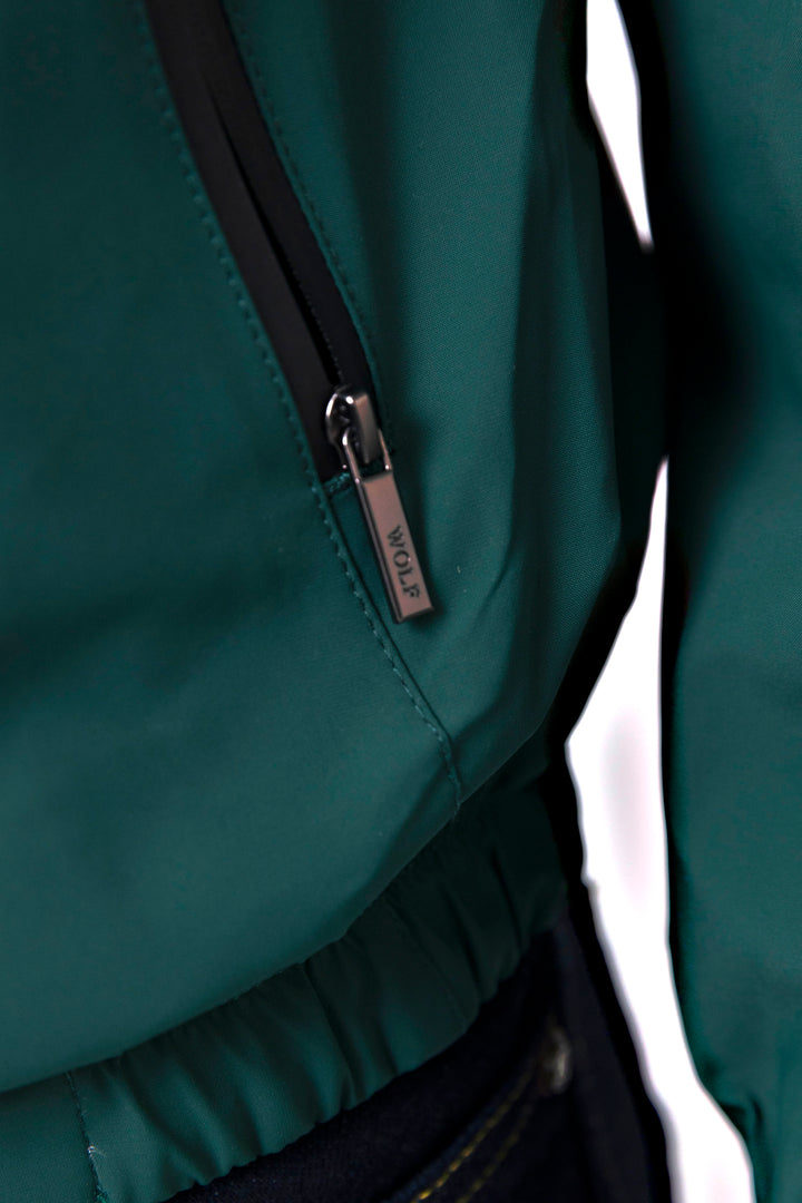 Milano Reversible Jacket in Green/White