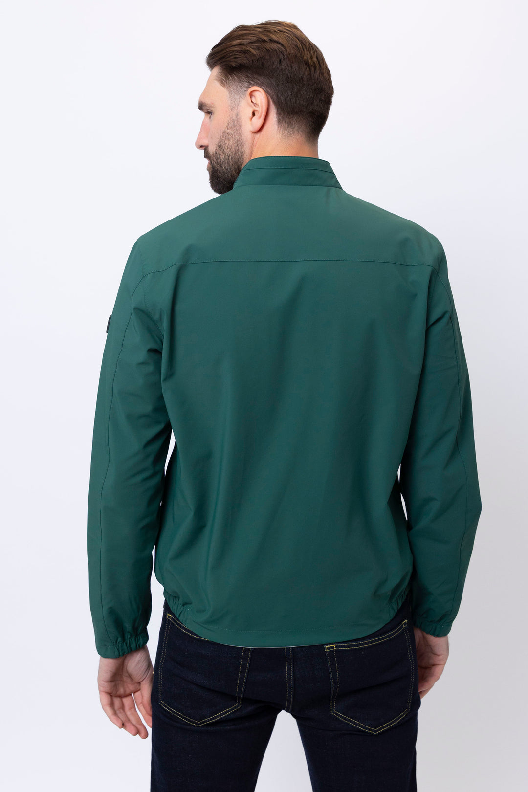 Milano Reversible Jacket in Green/White