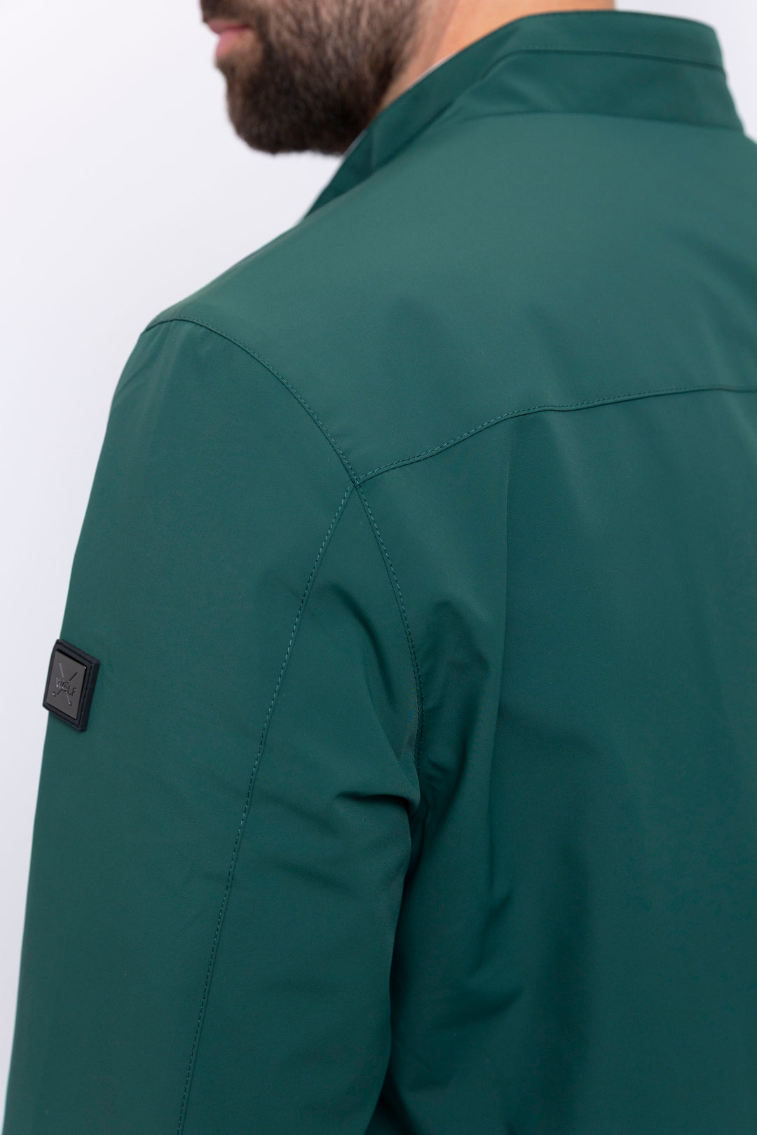 Milano Reversible Jacket in Green/White