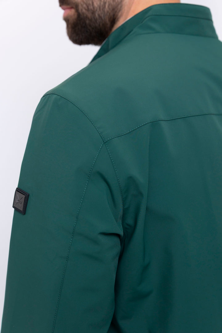 Milano Reversible Jacket in Green/White