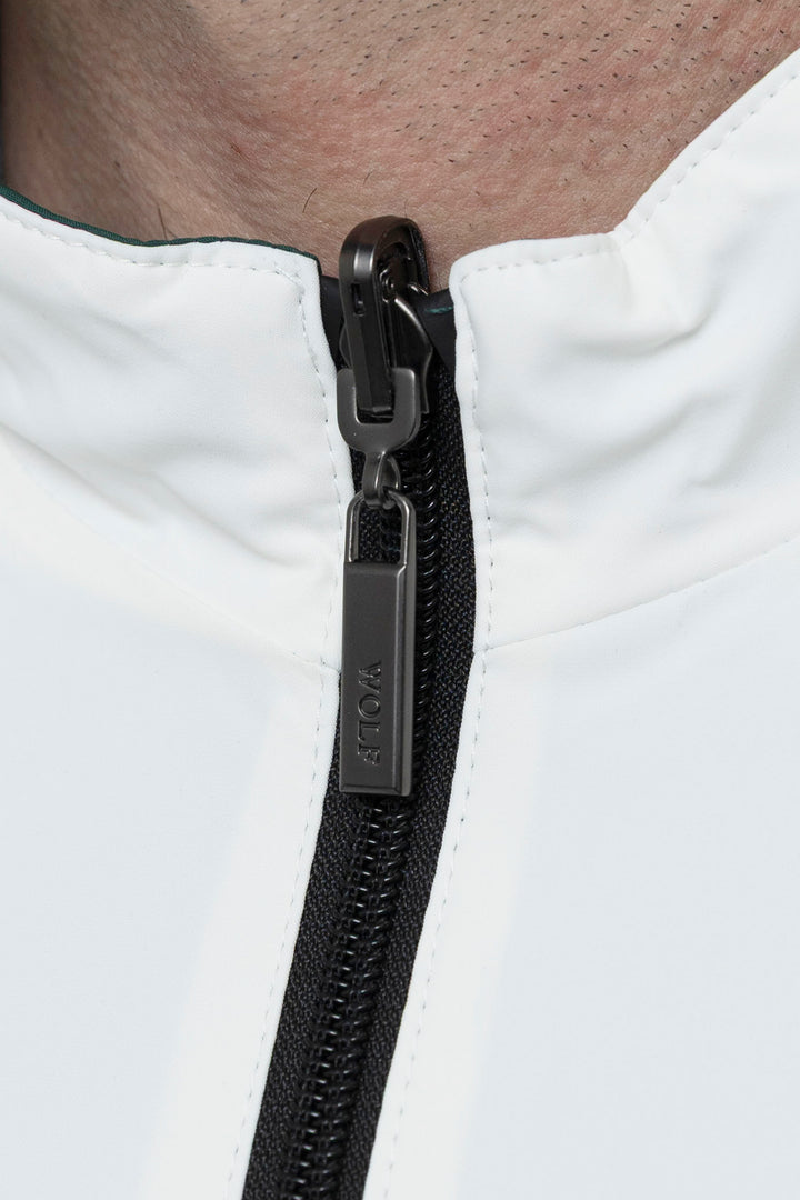 Milano Reversible Jacket in Green/White