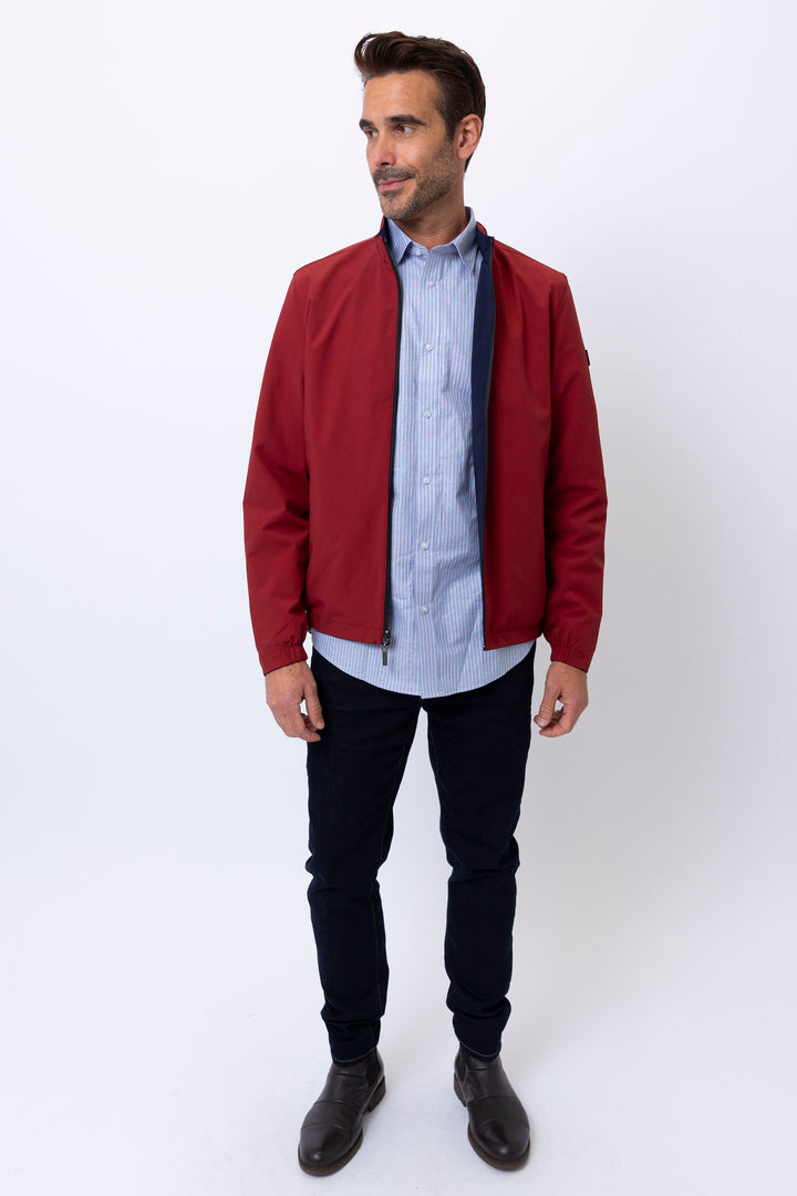 Milano Reversible Jacket in Red/Navy