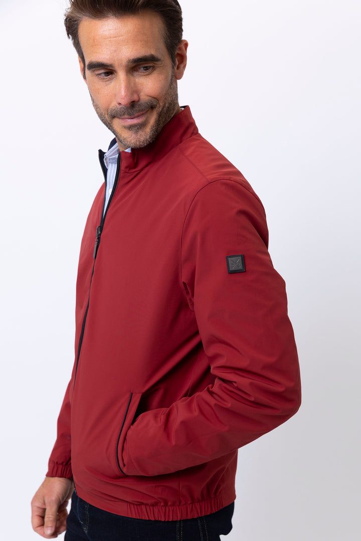Milano Reversible Jacket in Red/Navy