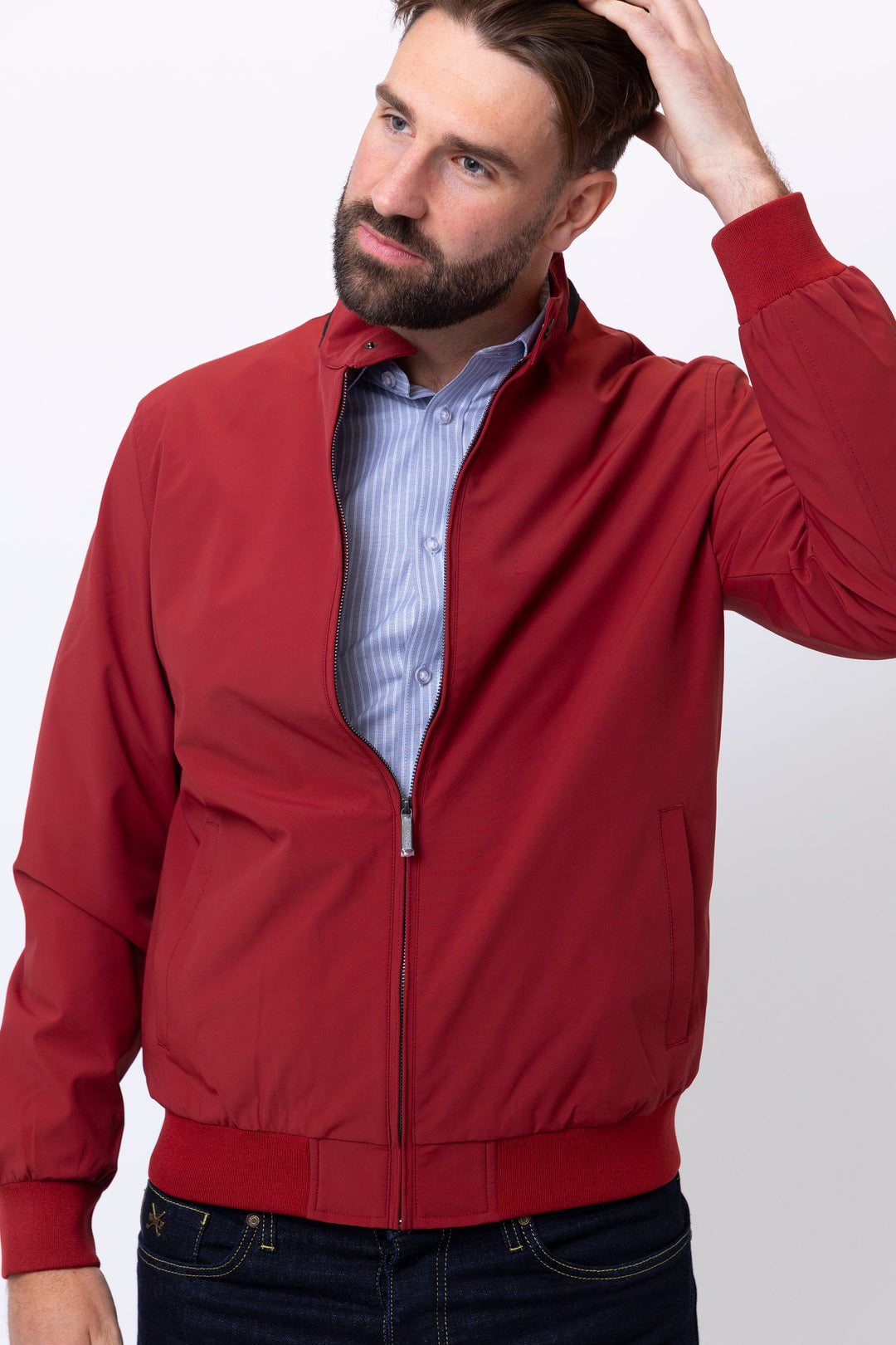 Firenze Lighweight Jacket in Red