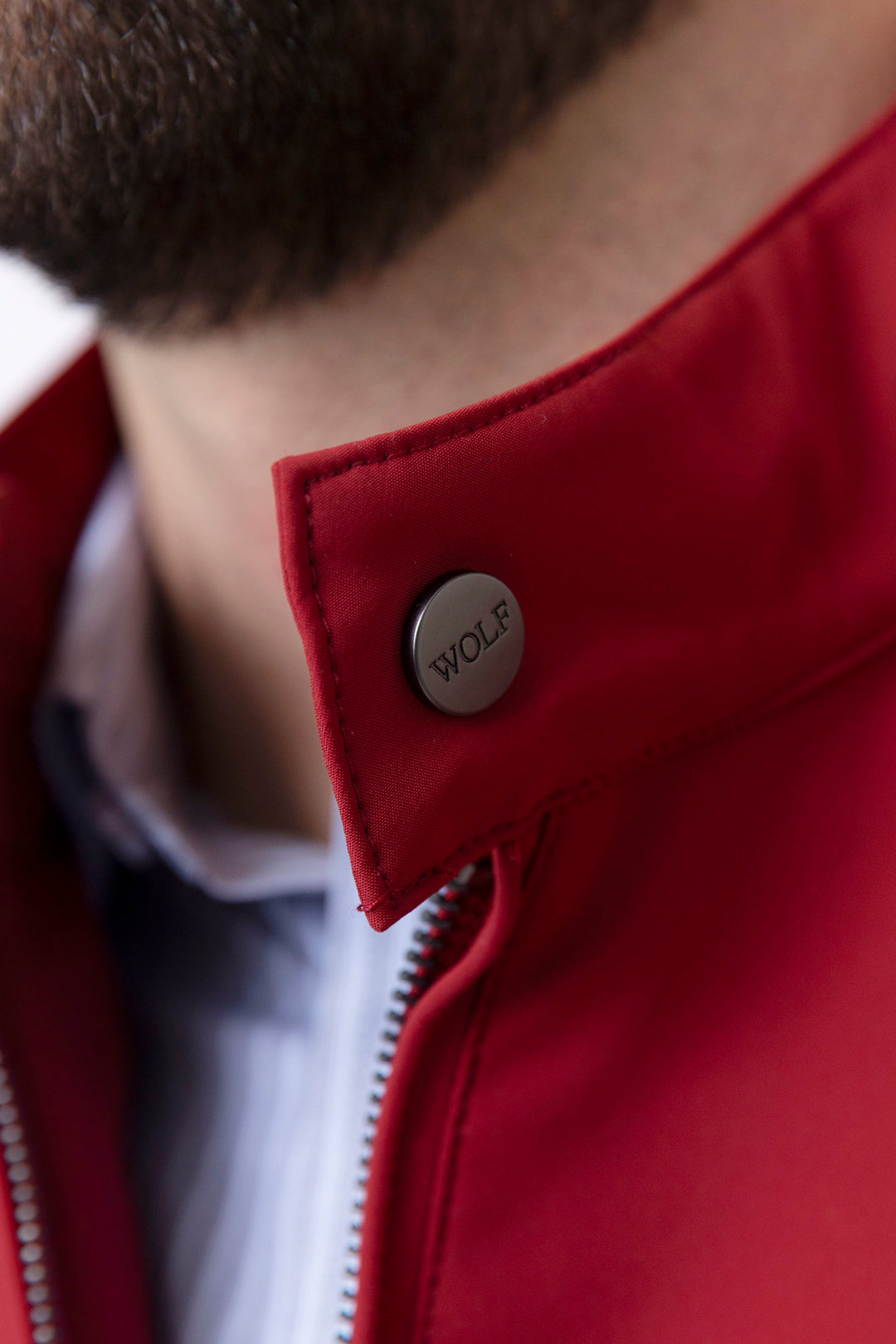 Firenze Lighweight Jacket in Red