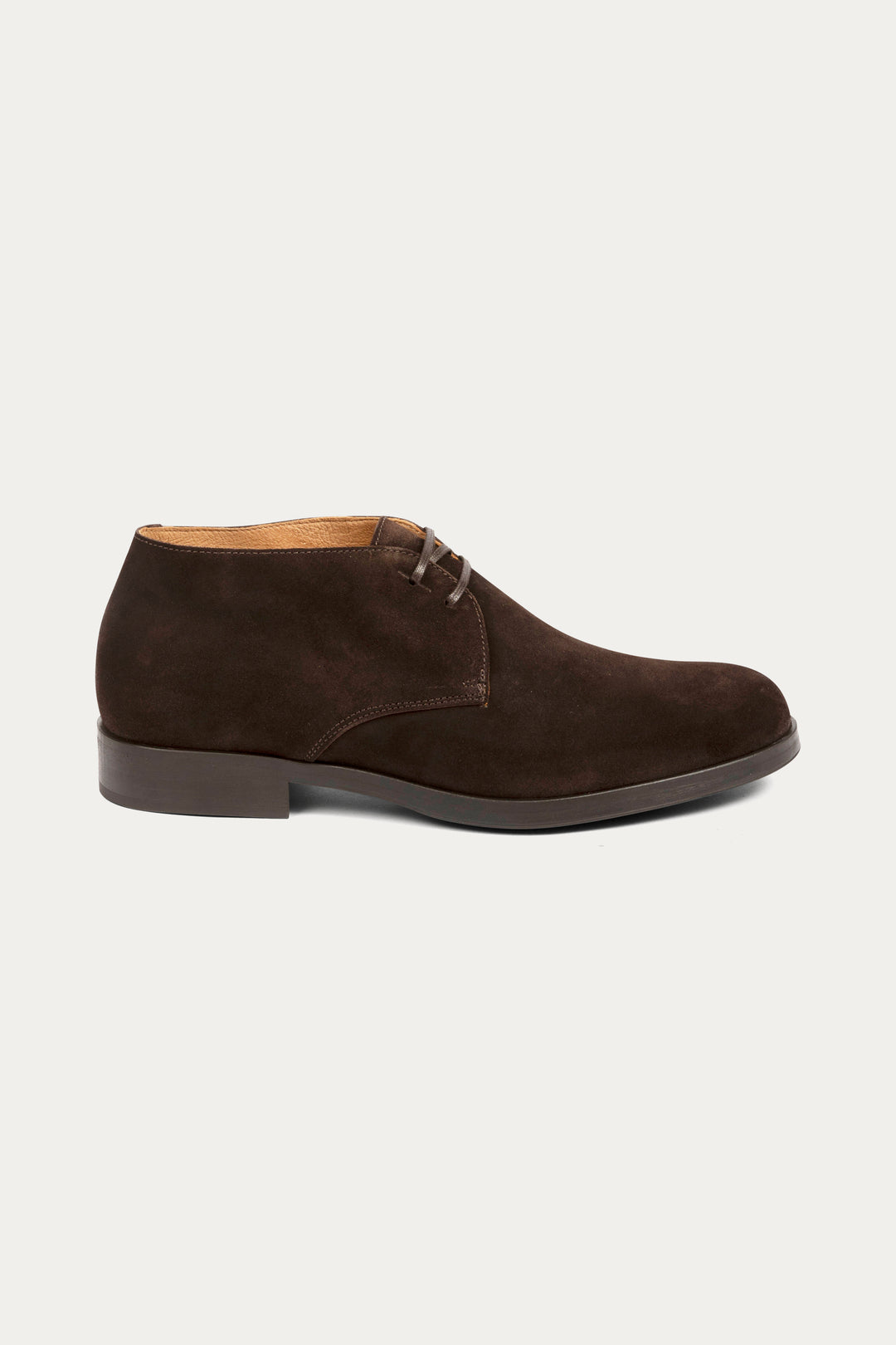 Mason Leather Boots in Dark Brown