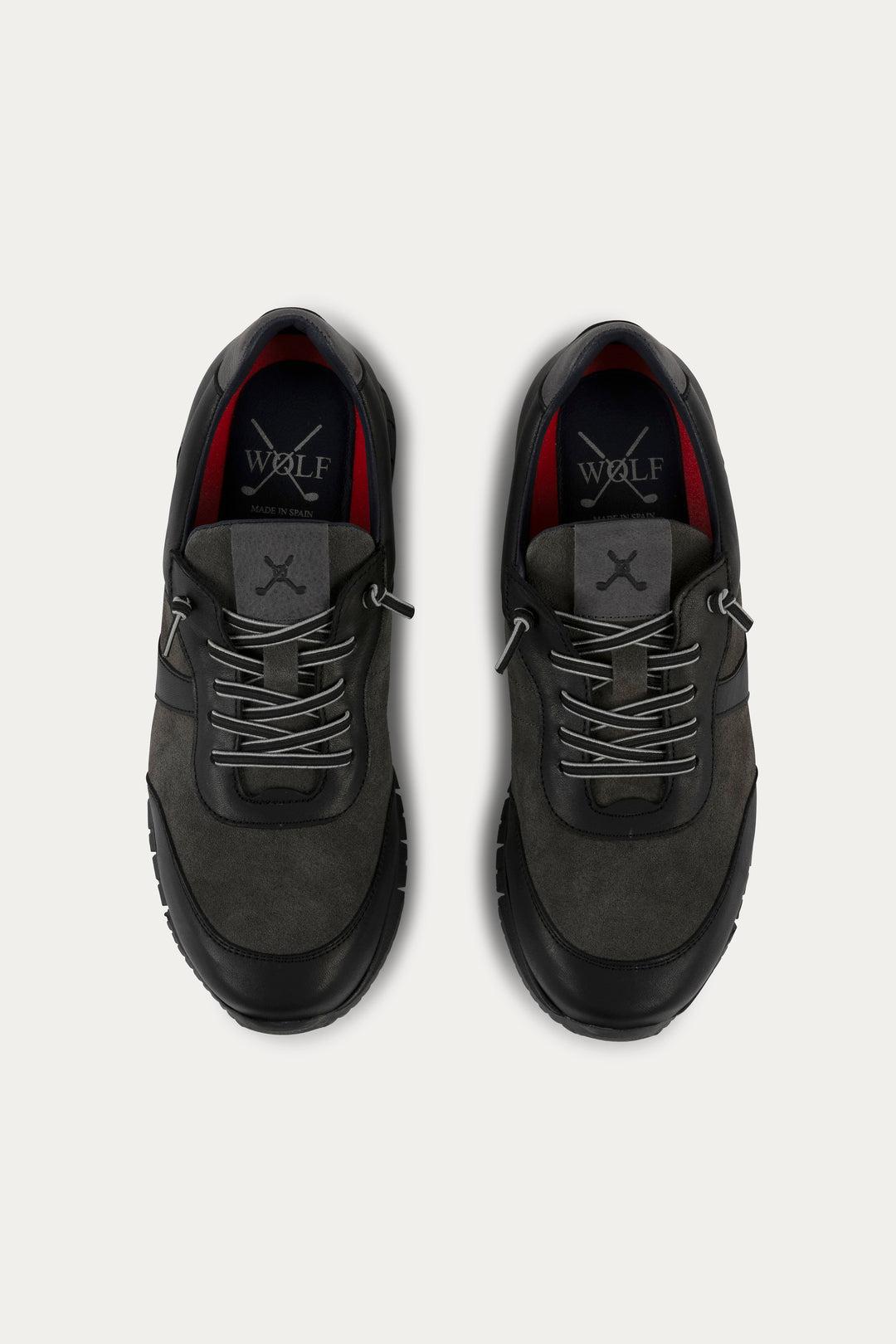 Kilburn Leather Trainers in Grey