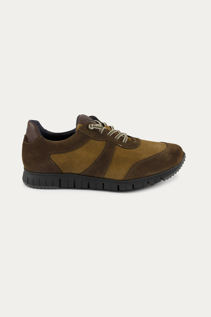 Kilburn Leather Trainers in Brown